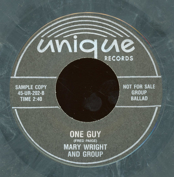 The Strangers (15) / Mary Wright (3) : Beg And Steal / One Guy (7", Promo, Unofficial, Gra)