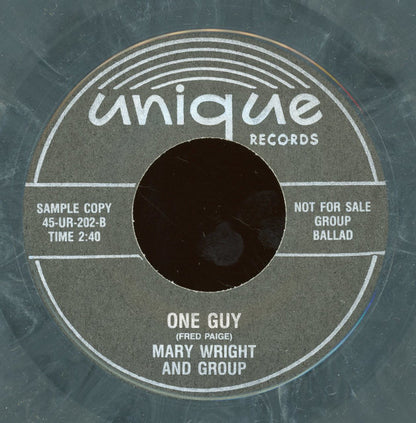 The Strangers (15) / Mary Wright (3) : Beg And Steal / One Guy (7", Promo, Unofficial, Gra)