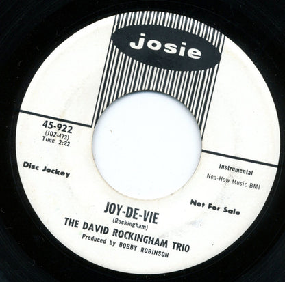 The David Rockingham Trio : Soulful Chant / Joy-De-Vie (7", Single, Promo)