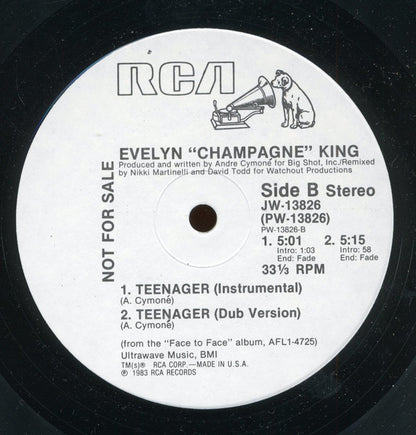 Evelyn King : Teenager (12", Maxi, Promo)