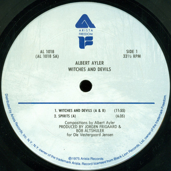 Albert Ayler : Witches & Devils (LP, Album, RE, Ter)