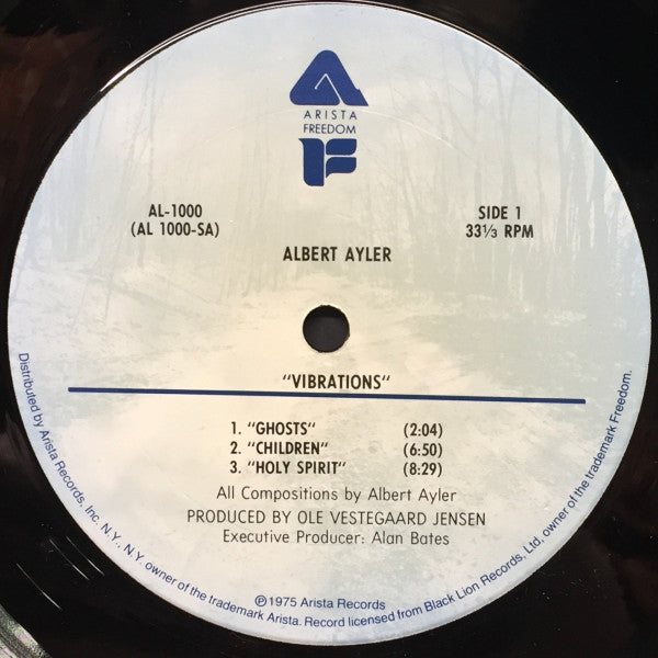 Albert Ayler : Vibrations (LP, Album, RE, Ter)