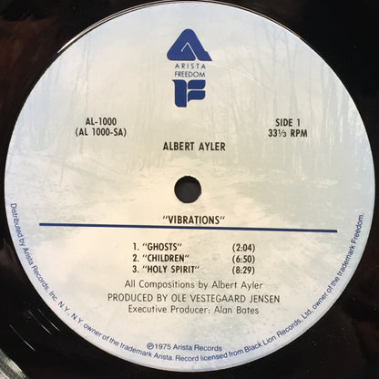 Albert Ayler : Vibrations (LP, Album, RE, Ter)