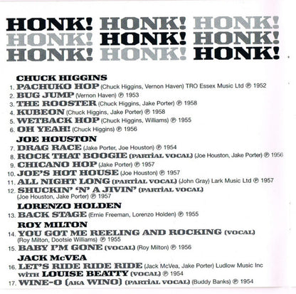 Various : Honk! Honk! Honk! (CD, Comp)