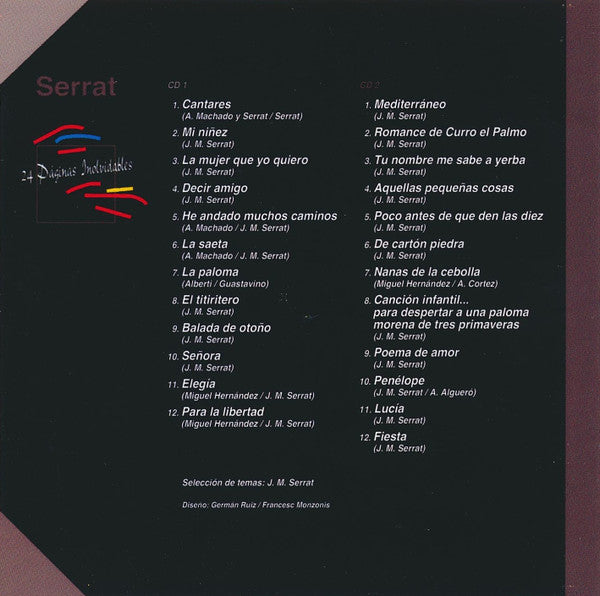 Joan Manuel Serrat : 24 Páginas Inolvidables (2xCD, Comp, RE)