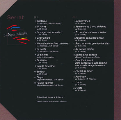 Joan Manuel Serrat : 24 Páginas Inolvidables (2xCD, Comp, RE)