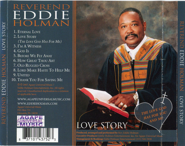 Eddie Holman : Love Story (CD, Album)