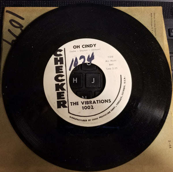 The Vibrations : Over The Rainbow / Oh Cindy (7", Single, Promo)