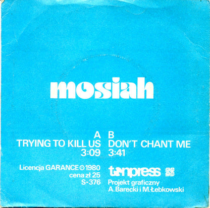 Mosiah : Reggae (7", Single)