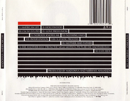 Madonna : American Life (CD, Album, Enh)