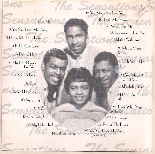 The Sensations (2) : Let Me In (wee-ooo) (CD, Comp, Mono)