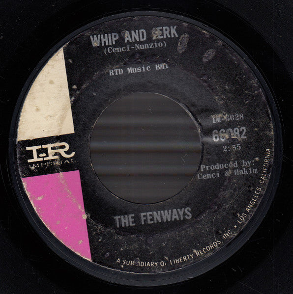 The Fenways : Walk / Whip and Jerk (7", Single, Styrene)