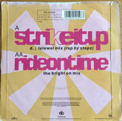 Black Box : Strike It Up (Remixed) (7", Single, Sil)