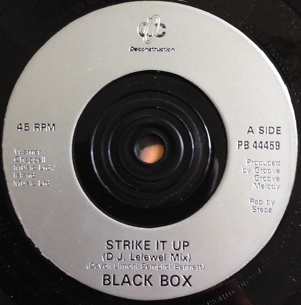Black Box : Strike It Up (Remixed) (7", Single, Sil)