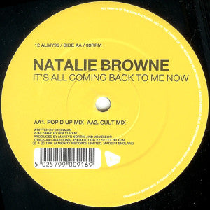 Natalie Browne : It's All Coming Back To Me Now (12")