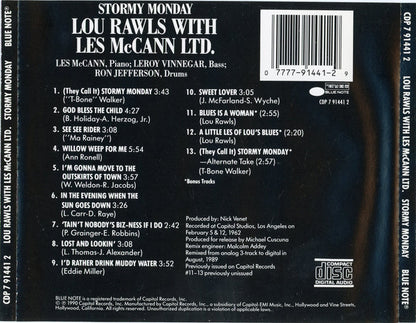 Lou Rawls With Les McCann Ltd. : Stormy Monday (CD, Album)