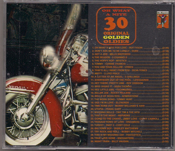 Various : Oh What A Nite - 30 Original Golden Oldies (CD, Comp)