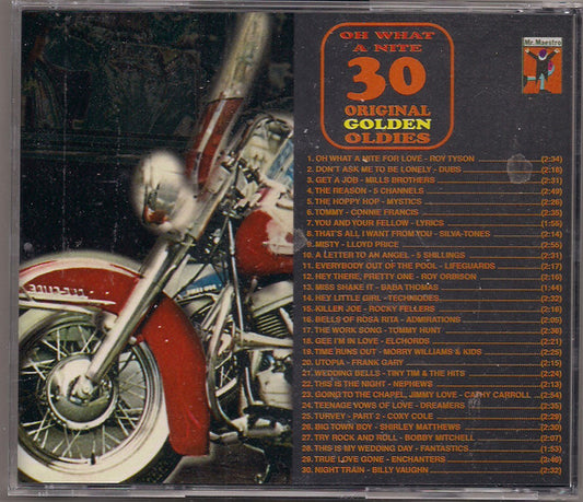 Various : Oh What A Nite - 30 Original Golden Oldies (CD, Comp)