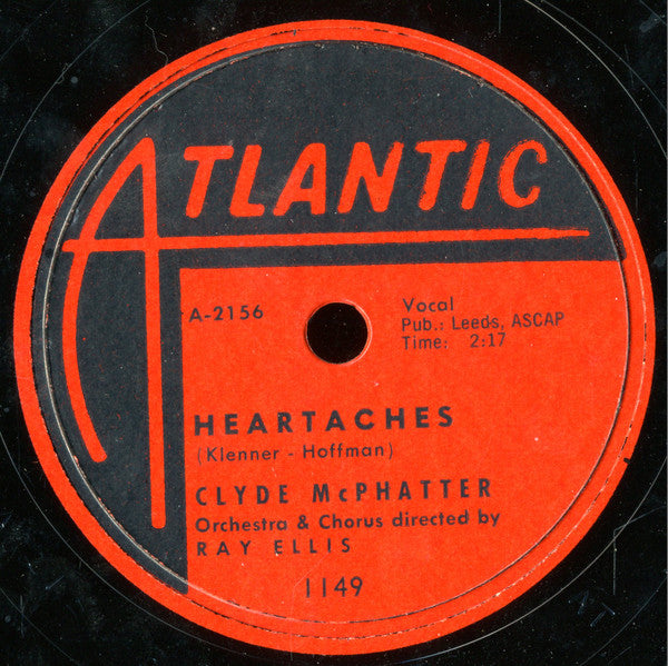 Clyde McPhatter : Long Lonely Nights / Heartaches (10")