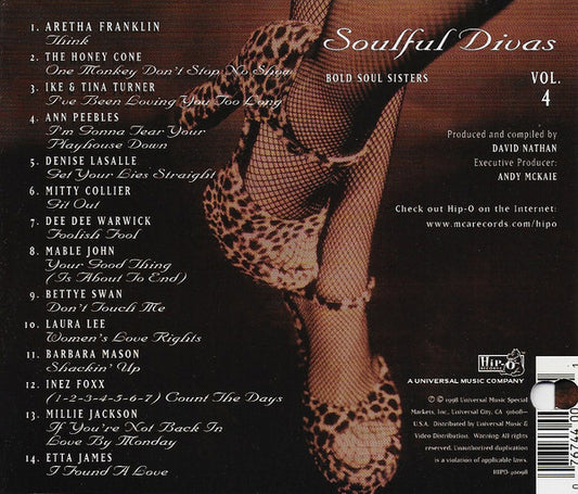 Various : Soulful Divas - Bold Soul Sisters (CD, Comp, RM)