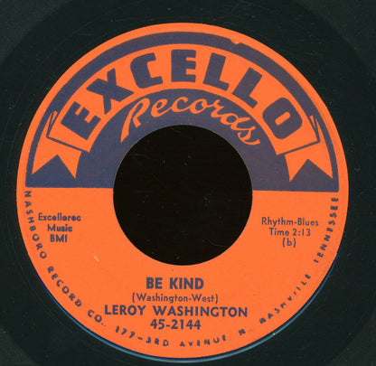 Leroy Washington (2) : Wild Cherry / Be Kind (7")