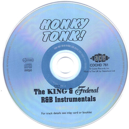 Various : Honky Tonk! The King & Federal R&B Instrumentals (CD, Comp, RM)