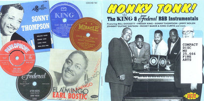 Various : Honky Tonk! The King & Federal R&B Instrumentals (CD, Comp, RM)