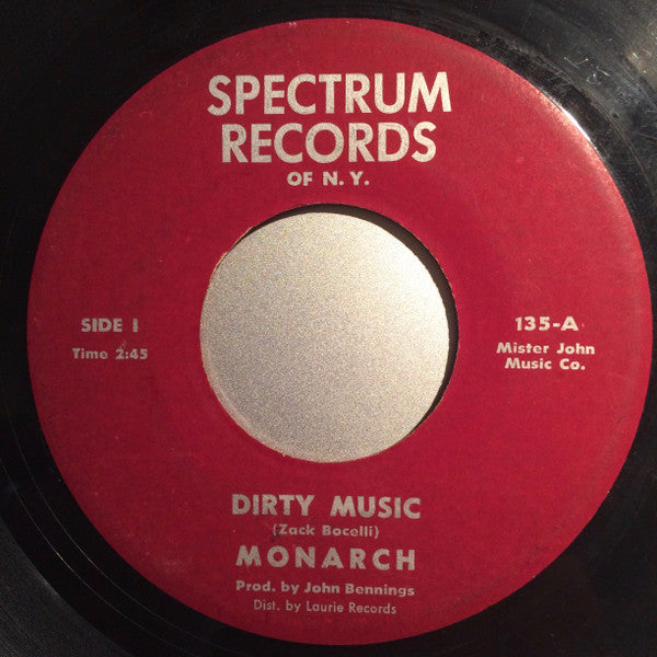 Monarch (16) : Dirty Music (7", Single)