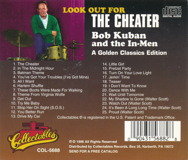 Bob Kuban And The In-Men : Look Out For The Cheater (CD, RE)