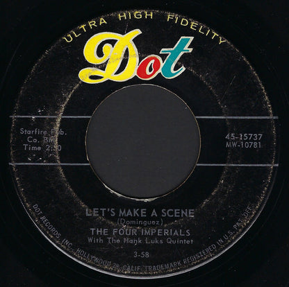 The Four Imperials With The Hank Luks Quintet : Lazy Bonnie / Let's Make A Scene (7")