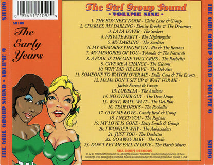 Various : The Girl Group Sound Volume Nine (CD, Comp)