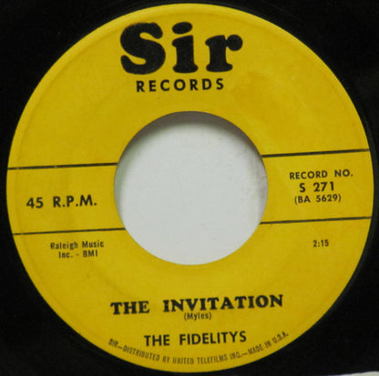 The Fidelity's : Marie (7", Single)