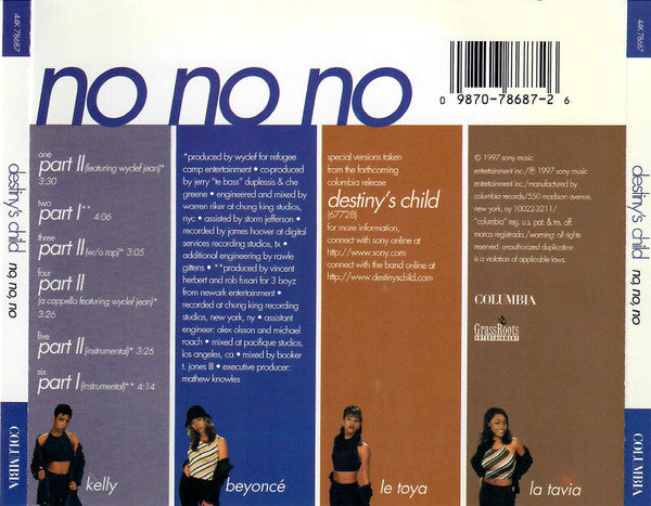 Destiny's Child : No No No (CD, Single)