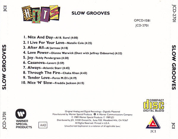 Various : Slow Grooves (CD, Comp)
