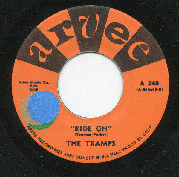 The Tramps (5) : Ride On / You're A Square (7", Single, Unofficial)