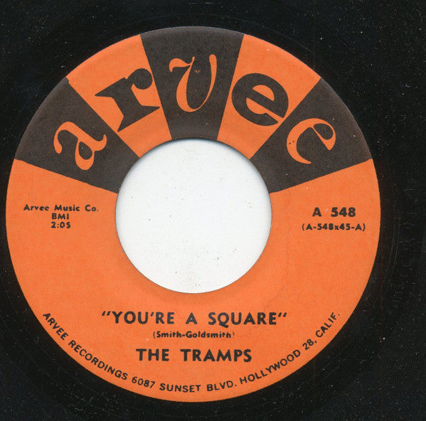 The Tramps (5) : Ride On / You're A Square (7", Single, Unofficial)