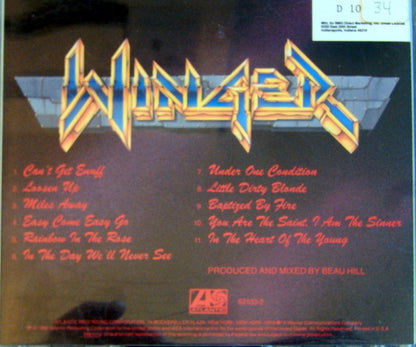 Winger : In The Heart Of The Young (CD, Album, Club)