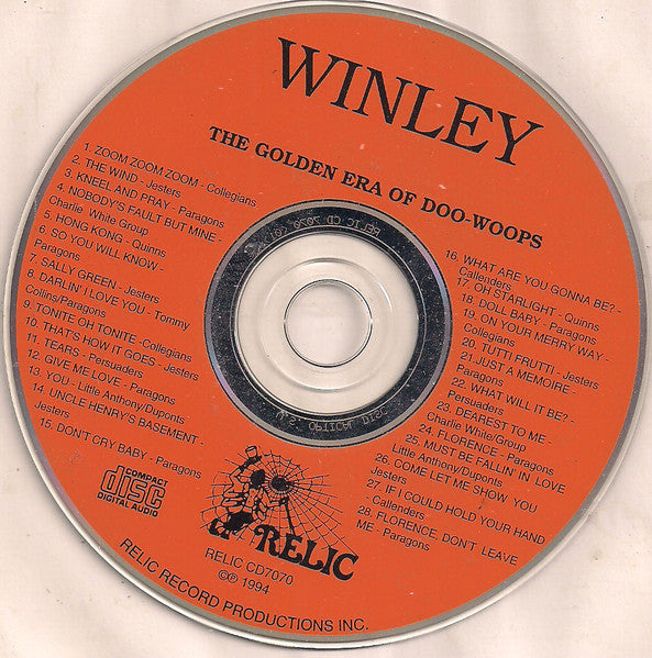 Various : The Golden Era Of Doowops: The Groups Of Winley Records (CD, Comp)