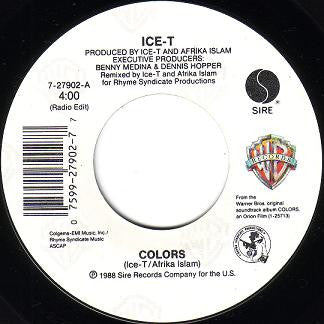 Ice-T : Colors / Squeeze The Trigger (7", Single)