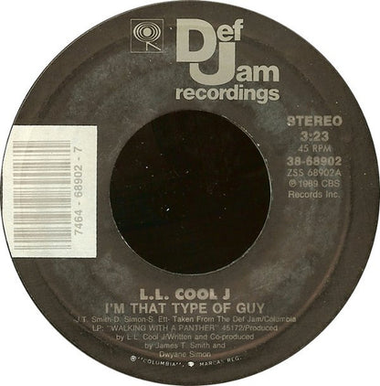 LL Cool J : I'm That Type Of Guy / It Gets No Rougher (7", Styrene)