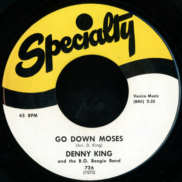Denny King and the B.O. Boogie Band : Bessie Mae (7")