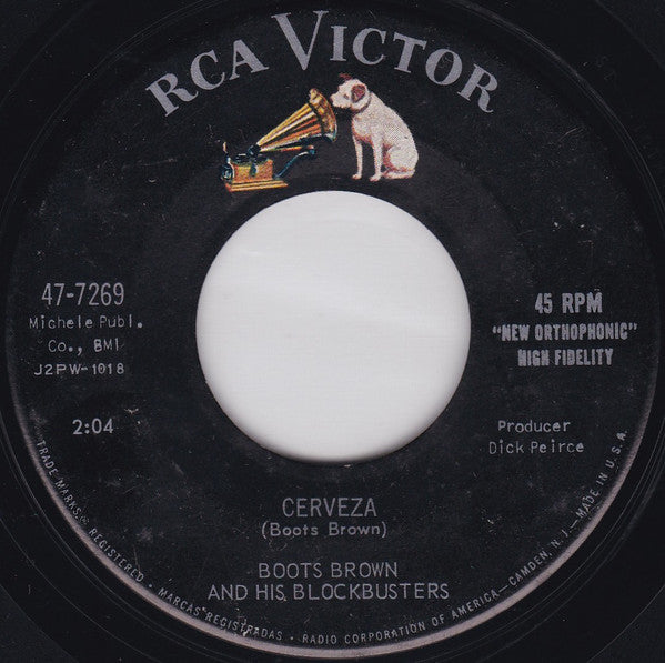 Boots Brown And His Blockbusters : Cerveza / Juicy (7", Single, Ind)
