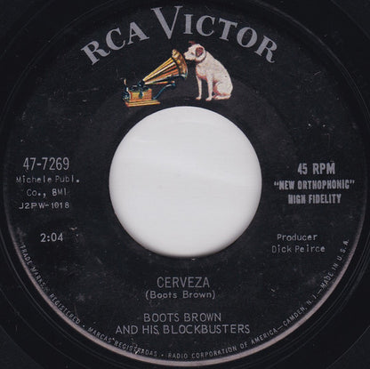 Boots Brown And His Blockbusters : Cerveza / Juicy (7", Single, Ind)