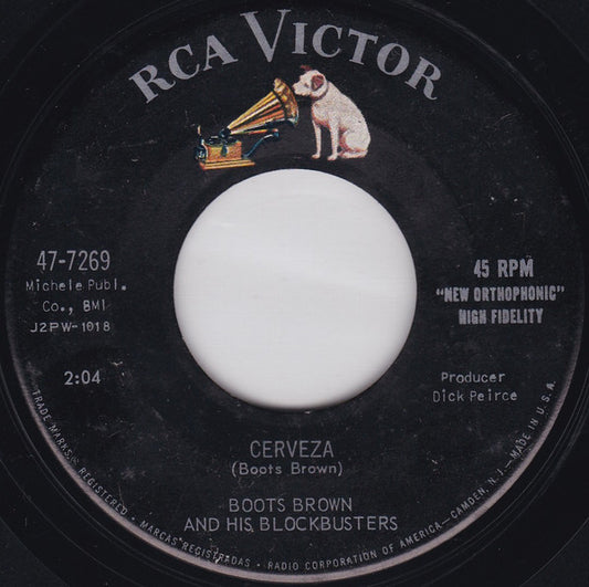 Boots Brown And His Blockbusters : Cerveza / Juicy (7", Single, Ind)