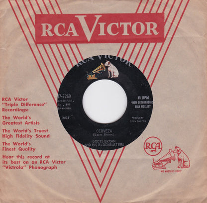 Boots Brown And His Blockbusters : Cerveza / Juicy (7", Single, Ind)