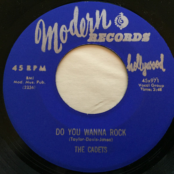 The Cadets : Do You Wanna Rock / If It Is Wrong (7", Unofficial)