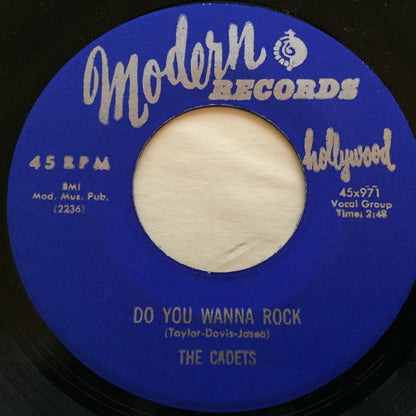 The Cadets : Do You Wanna Rock / If It Is Wrong (7", Unofficial)