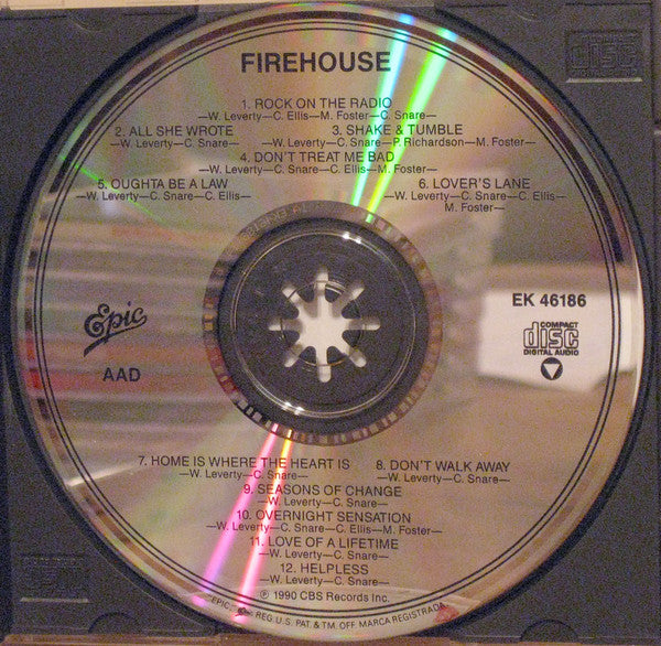 FireHouse (2) : FireHouse (CD, Album)