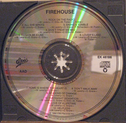 FireHouse (2) : FireHouse (CD, Album)