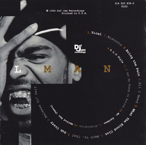 Method Man : Tical (CD, Album, RP, UML)